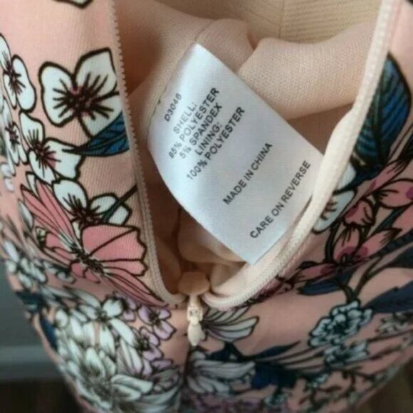 NWT Alexia Admor Fallon Floral ruffled sleeveless dress women's size 8 (263) - Picture 7 of 11